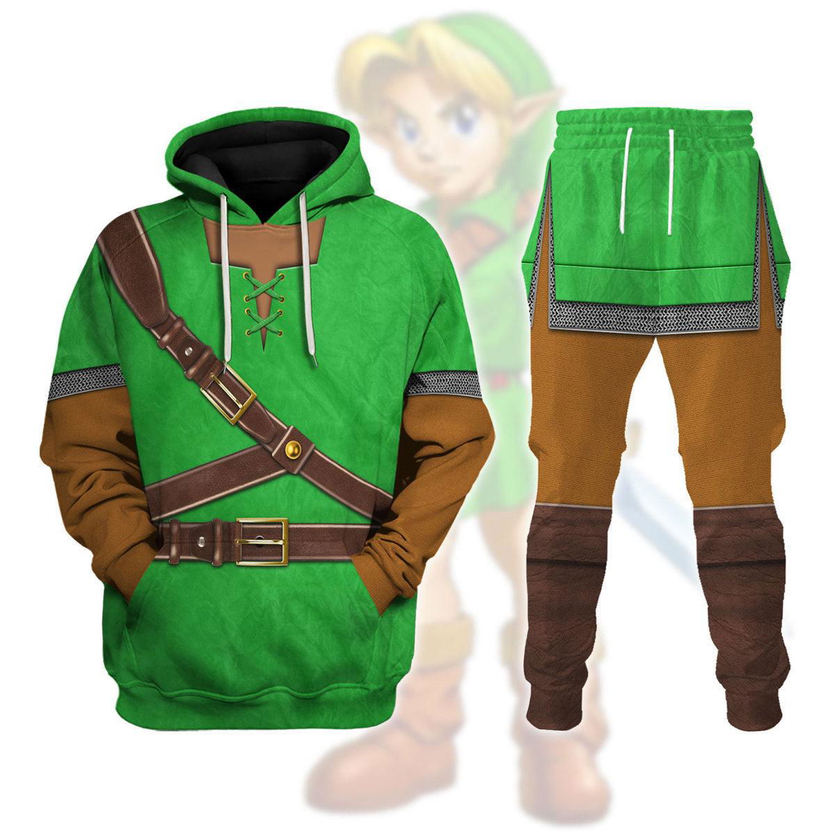 Link Iconic Costume Unisex Hoodie Sweatshirt T-shirt Sweatpants Cosplay