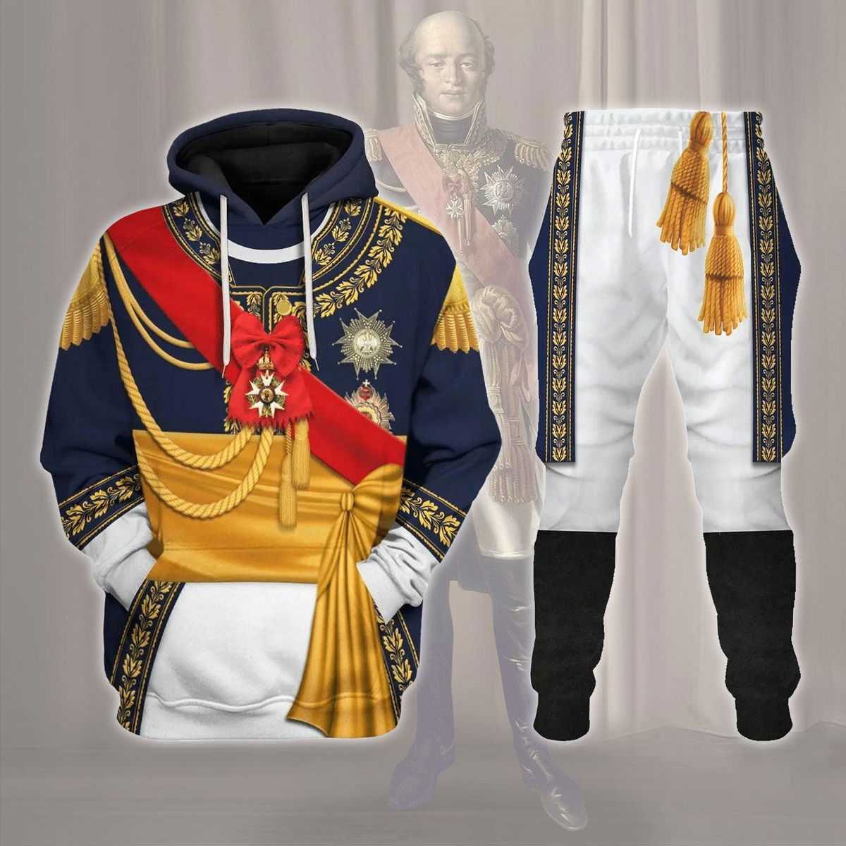 Louis Nicolas d’Avout, 1st Duke of Auerstaedt Costume Hoodie Sweatshirt T-Shirt Tracksuit