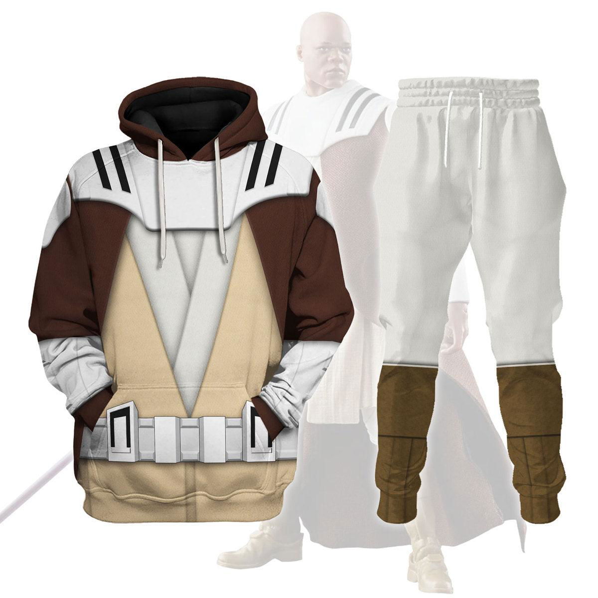 Mace Windu’s Jedi Robes Costume Hoodie Sweatshirt T-Shirt Sweatpants