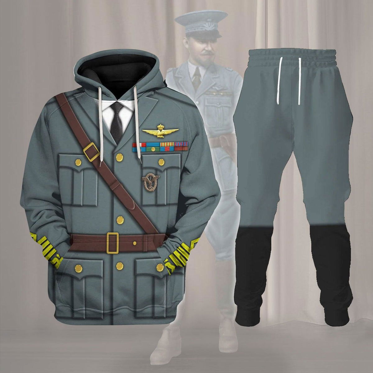 Marshal Italo Balbo Costume Hoodie Sweatshirt T-Shirt Tracksuit