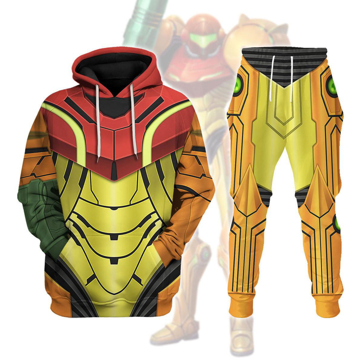 Metroid Prime Hoodies Sweatshirt T-shirt Hawaiian Tracksuit