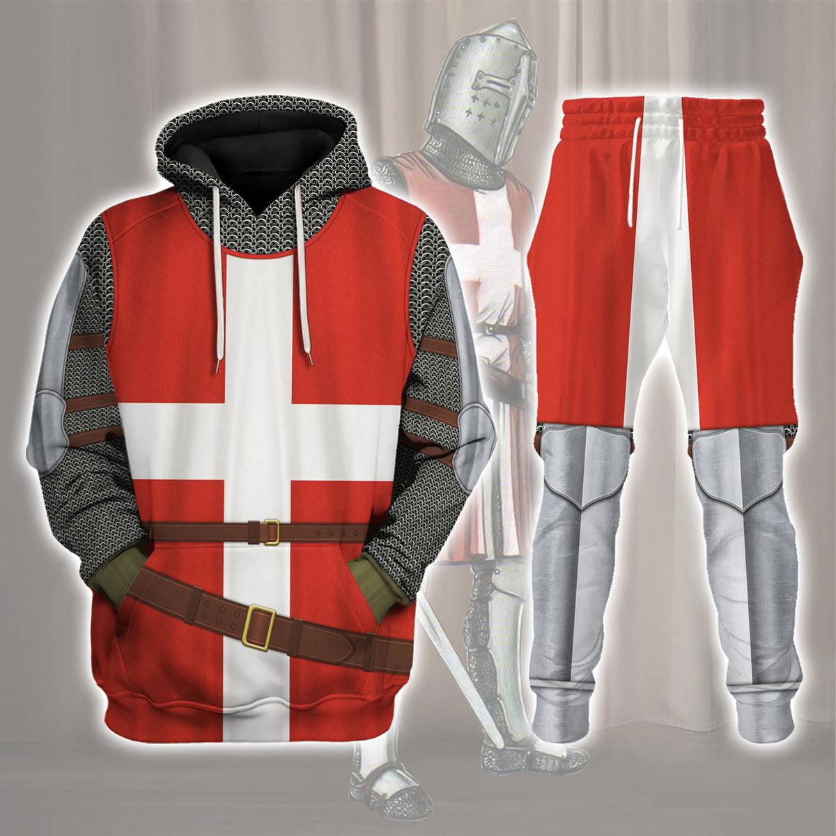 Military Orders Holy Roman Empire Knight Costume Hoodie Sweatshirt T-Shirt Tracksuit