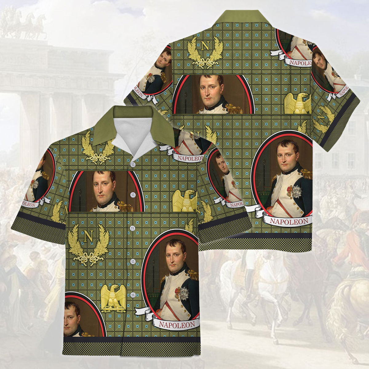 Napoleon Historical Hawaiian Shirt 3D Shirt For Unisex