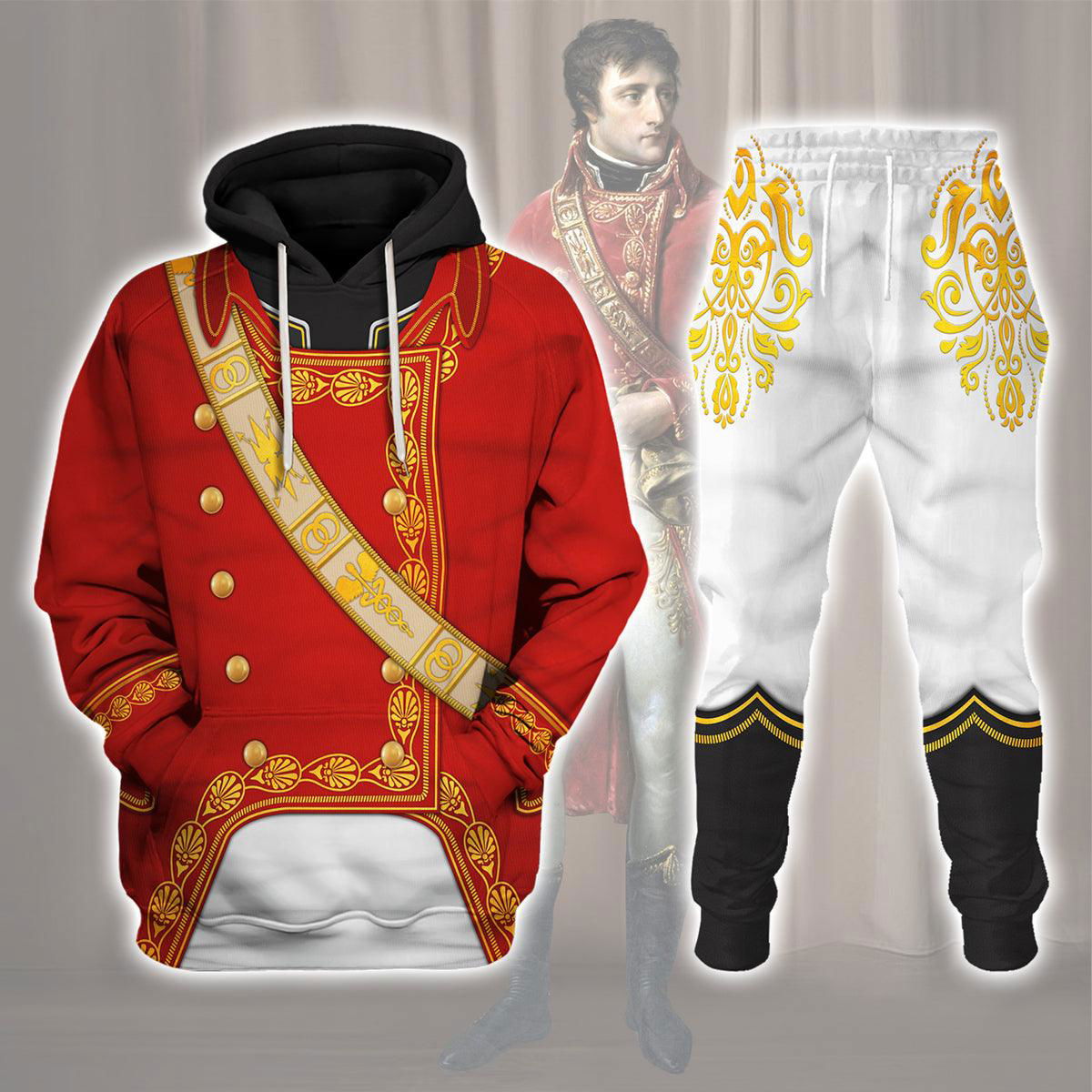 Napoleon I in First Consul Uniform All Over Print Hoodie Sweatshirt T-Shirt Tracksuit