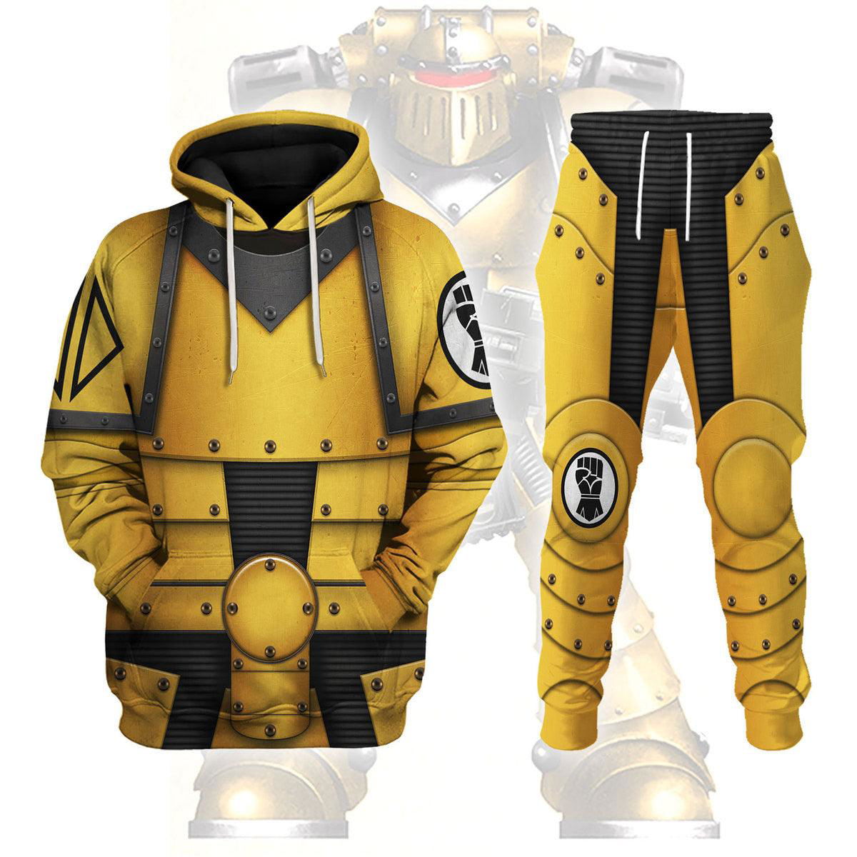 Pre-Heresy Imperial Fists in Mark II Crusade T-shirt Hoodie Sweatpants Cosplay