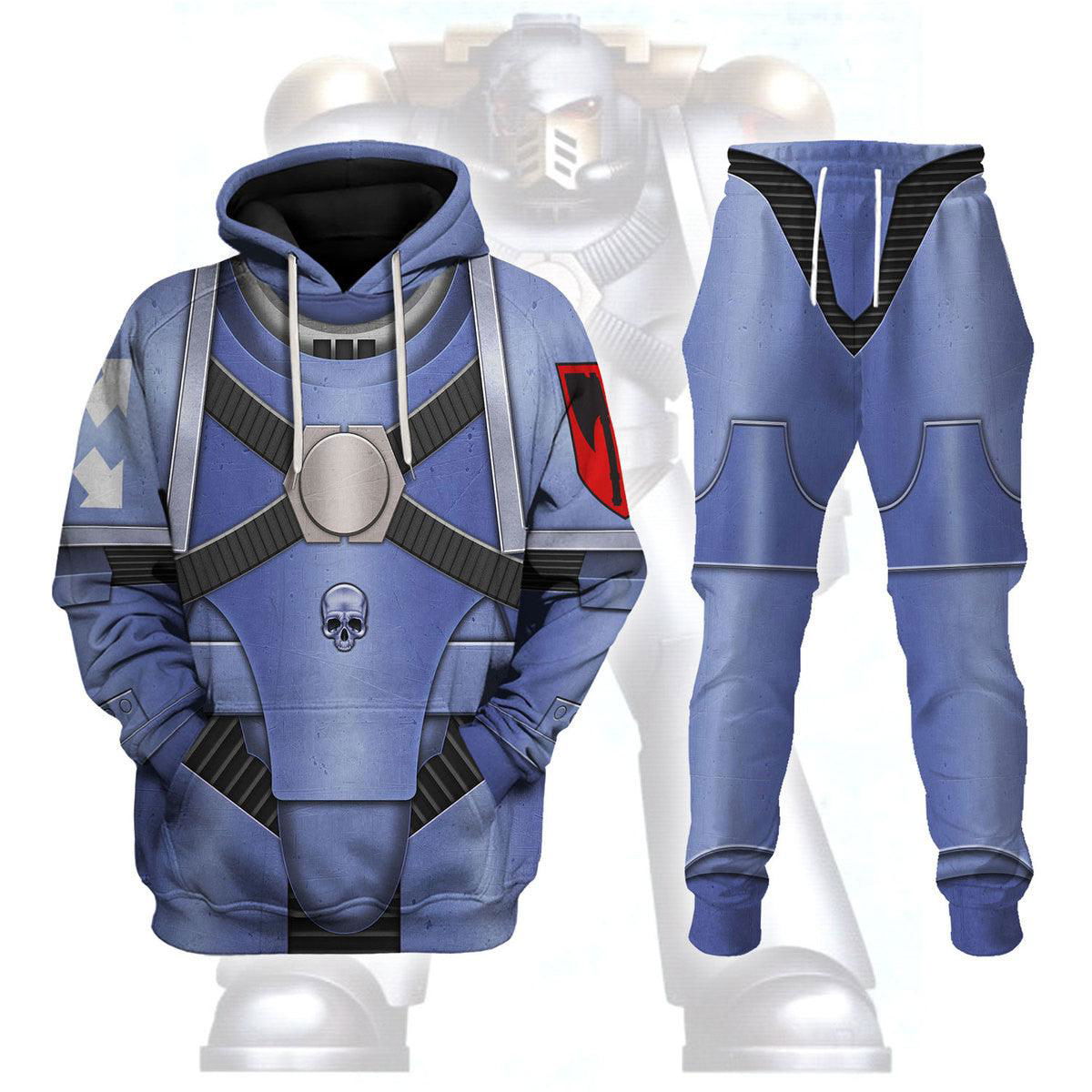 Pre-Heresy Space Wolves in Mark IV Maximus Power Armor T-shirt Hoodie Sweatpants Cosplay