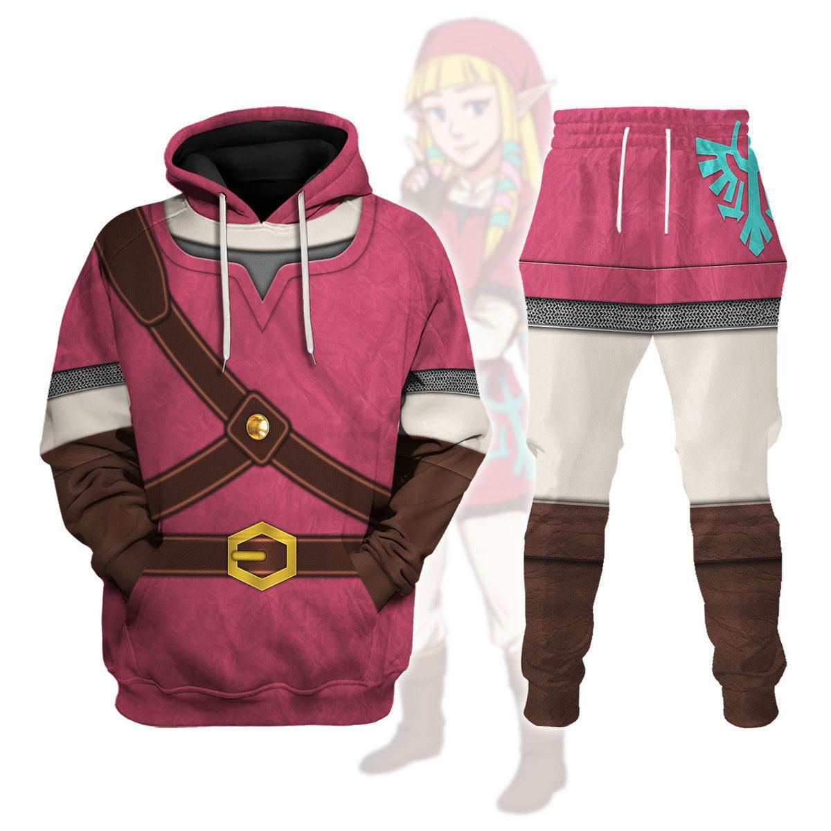 Princess Zelda Skyward Sword Unisex Hoodie Sweatshirt T-shirt Sweatpants Cosplay