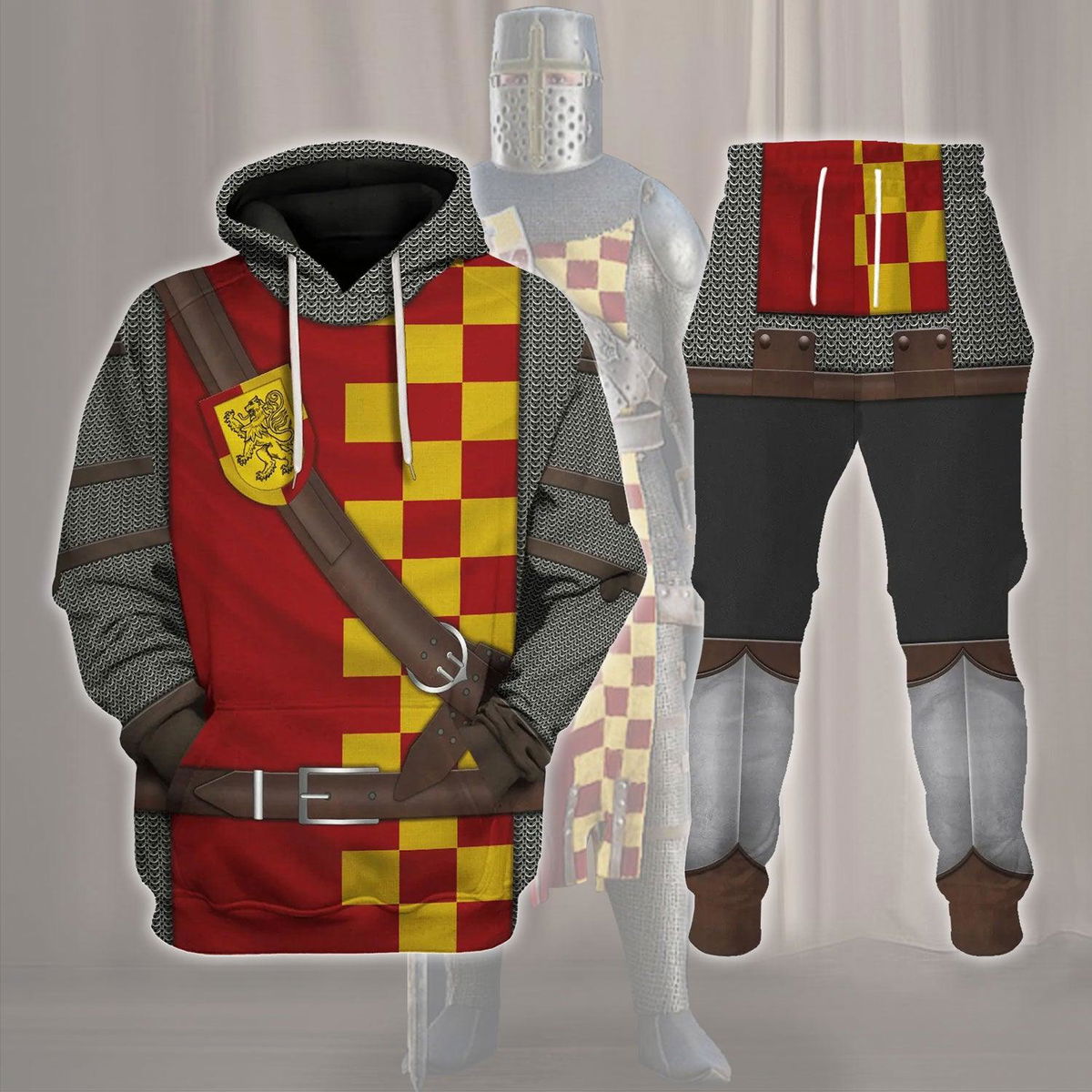 Scottish Knight Costume Hoodie Sweatshirt T-Shirt Tracksuit