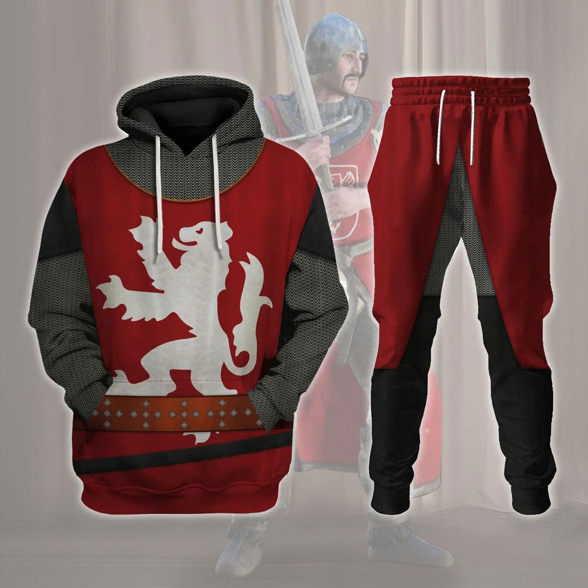 Scottish Knight Sir William Wallace Costume Hoodie Sweatshirt T-Shirt Tracksuit