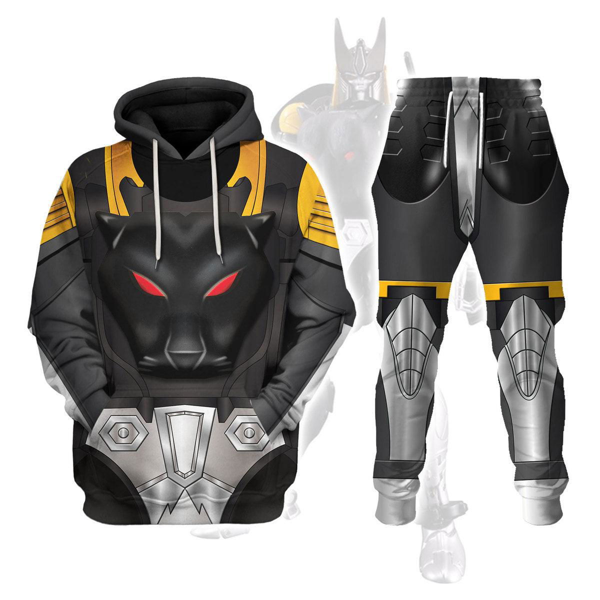 Shadow Panther Costume Cosplay Hoodie Tracksuit