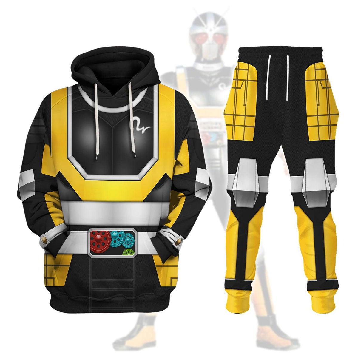 Simulation Super Gold Kamen Rider Black RX Cosplay Costumes Hoodies Sweatshirt T-shirt Tracksuit