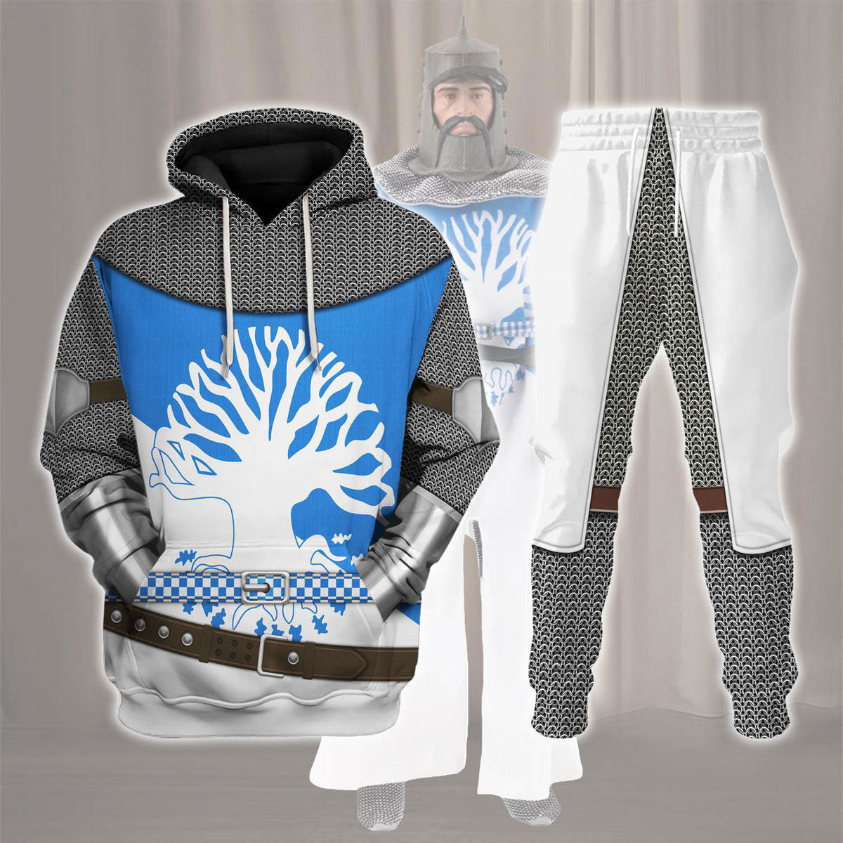 Sir Bedevere Knight Costume Hoodie Sweatshirt T-Shirt Tracksuit