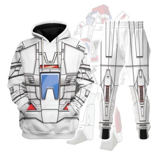 Skyfire Robot Costume Cosplay Hoodie Tracksuit