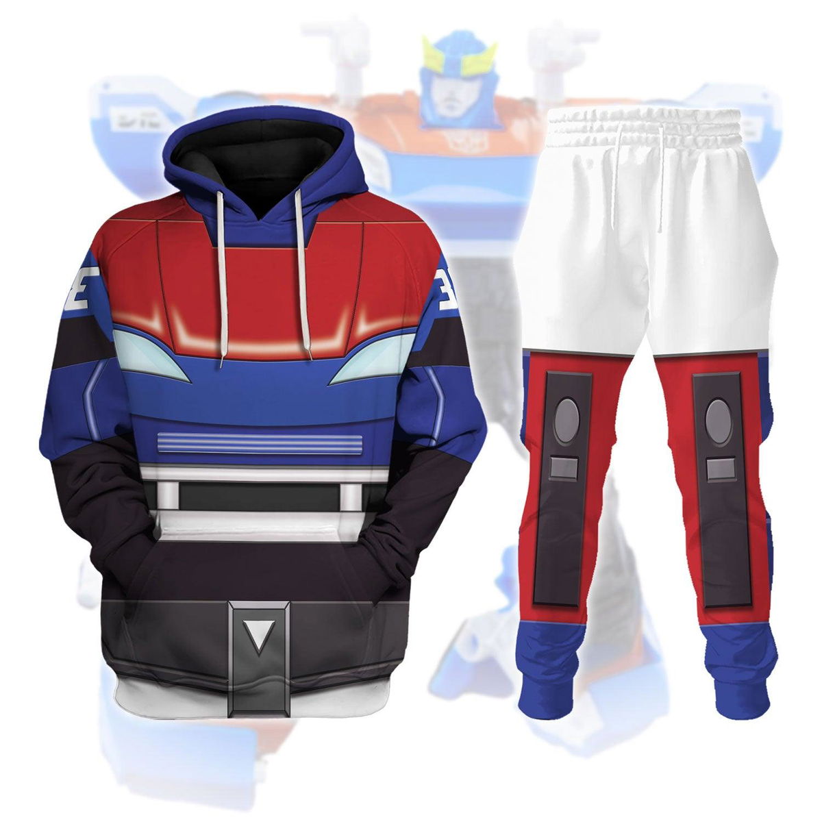 Smokescreen Costume Cosplay Hoodie Tracksuit