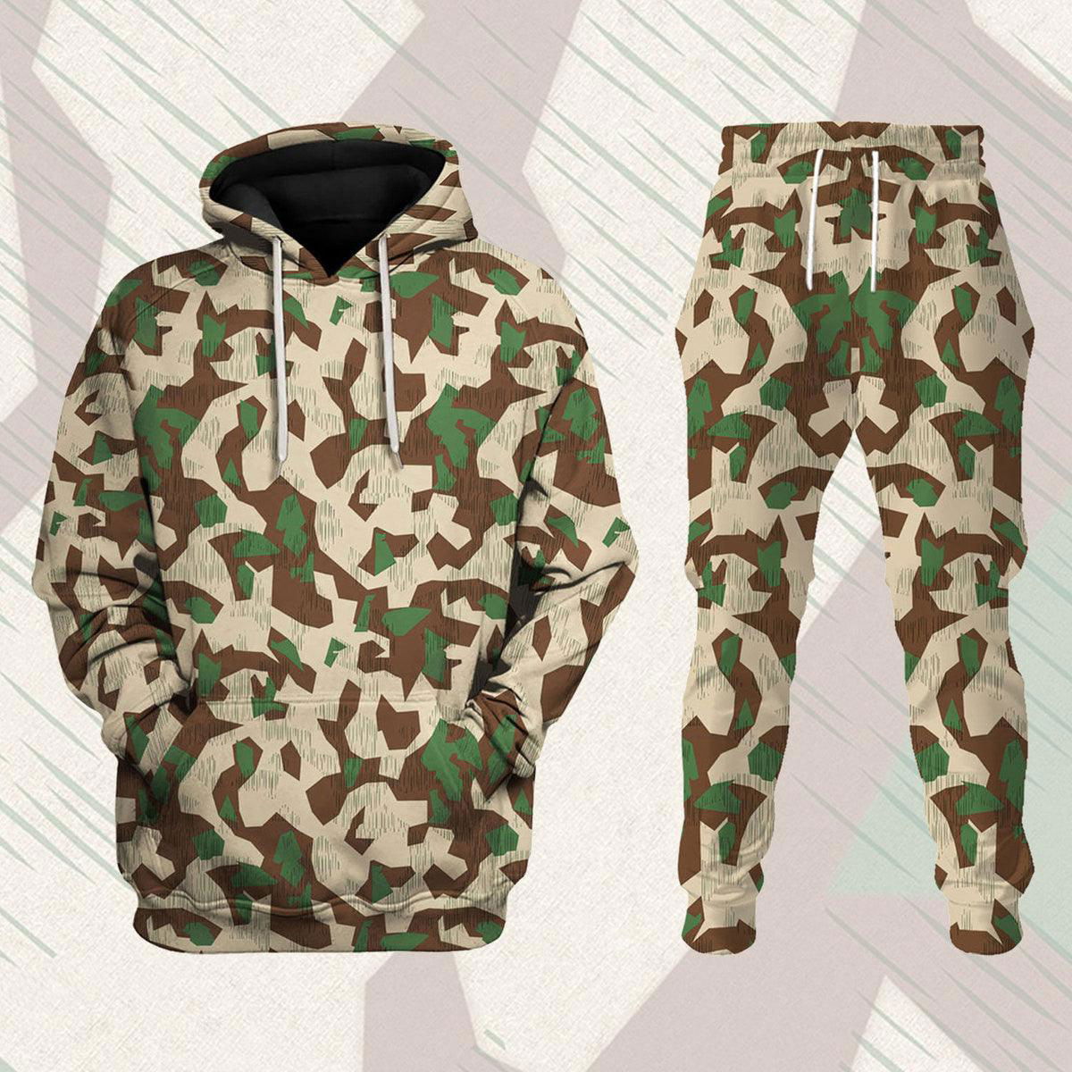 Splittertarnmuster Buntfarbenmuster Colour Pattern Costume Hoodie Sweatshirt T-Shirt Tracksuit