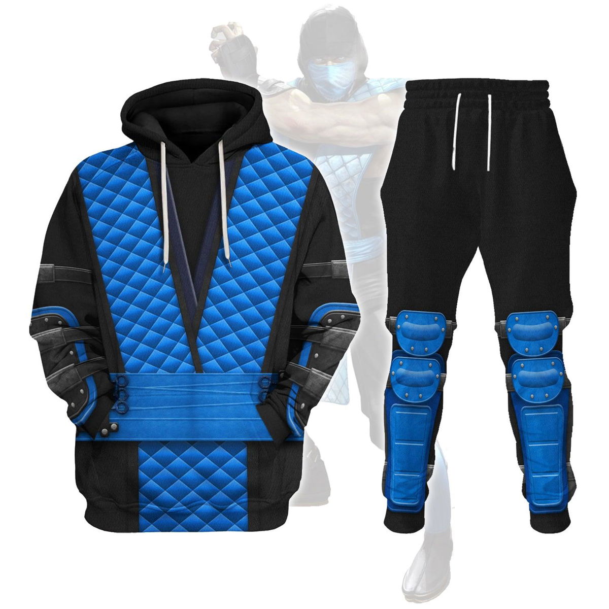 Sub-Zero Costume Hoodie Sweatshirt T-Shirt Tracksuit