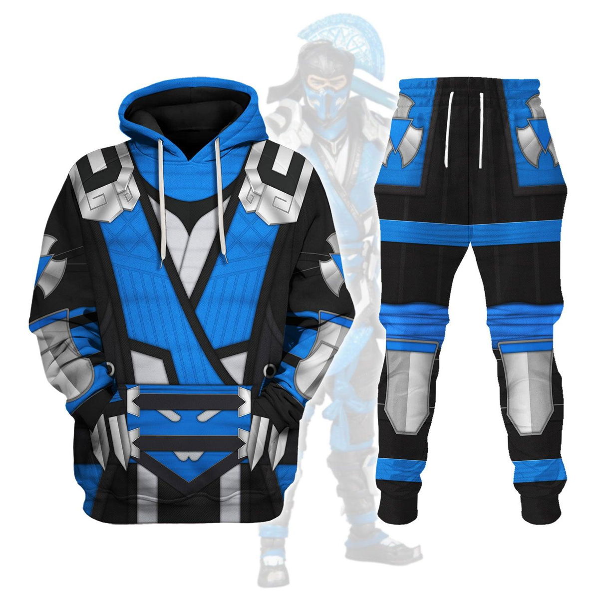 Sub-Zero XI Costume Hoodie Sweatshirt T-Shirt Tracksuit Version 2