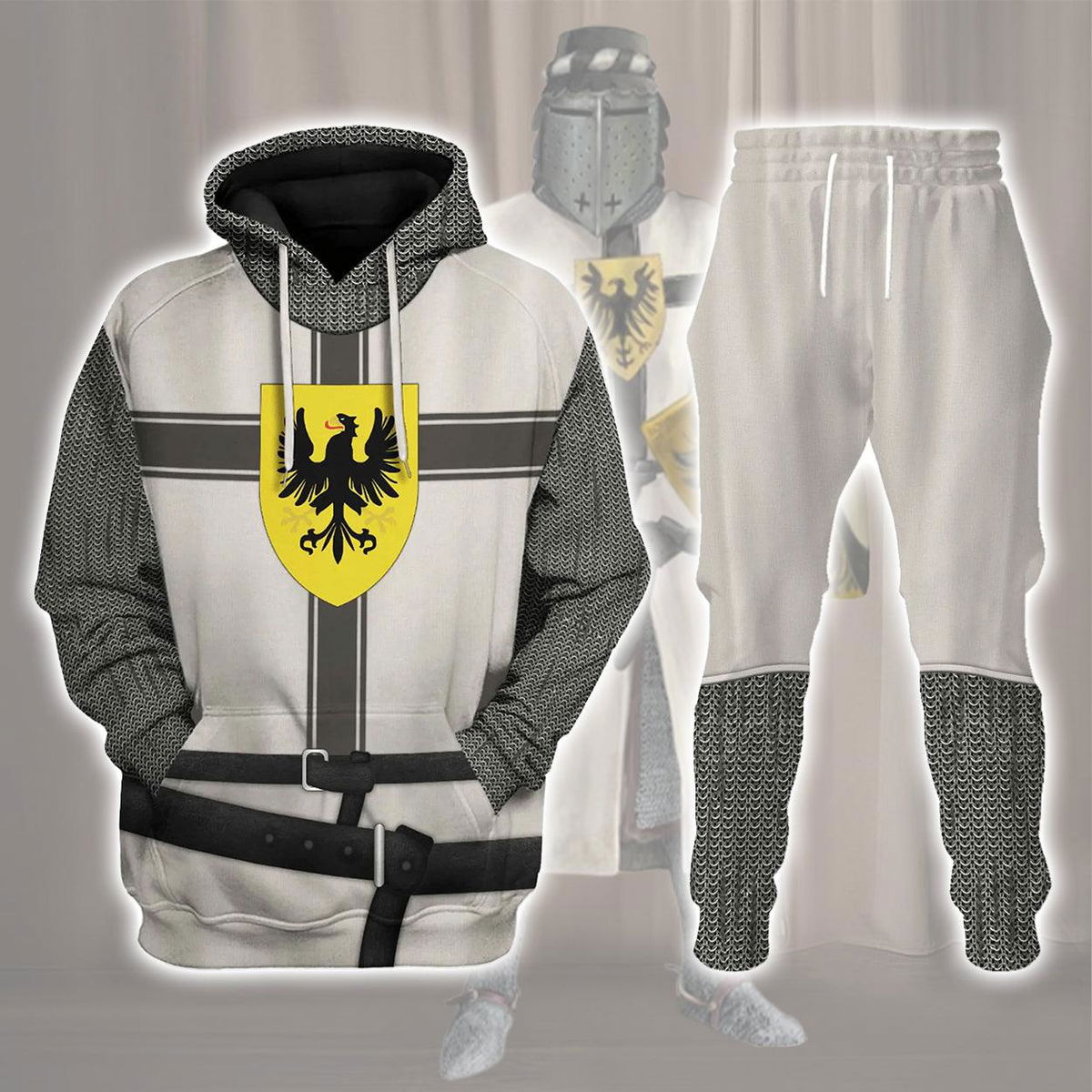 Teutonic Knights Costume Hoodie Sweatshirt T-Shirt Tracksuit