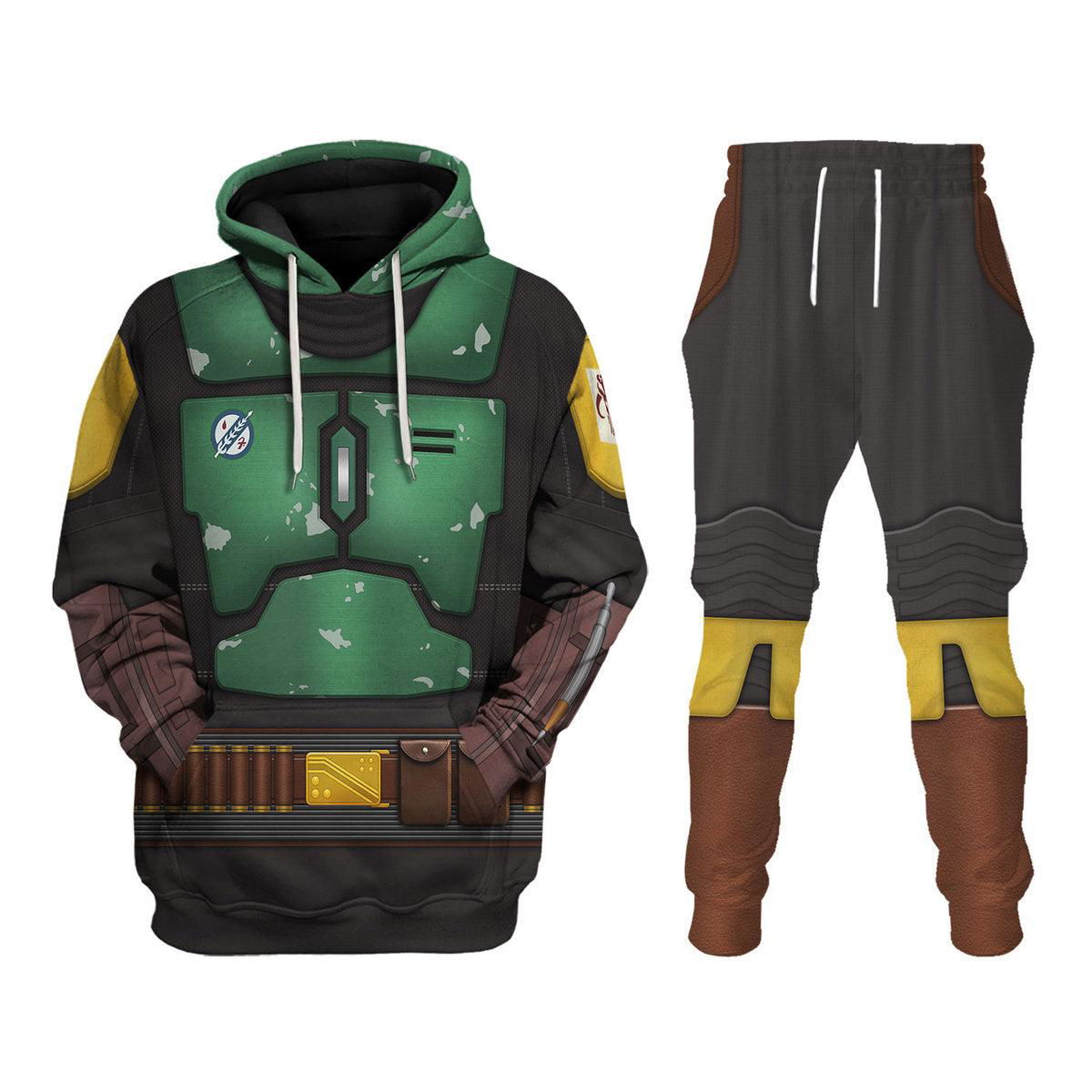 The Book Of Boba Fett Costume Hoodie Sweatshirt T-Shirt Sweatpants