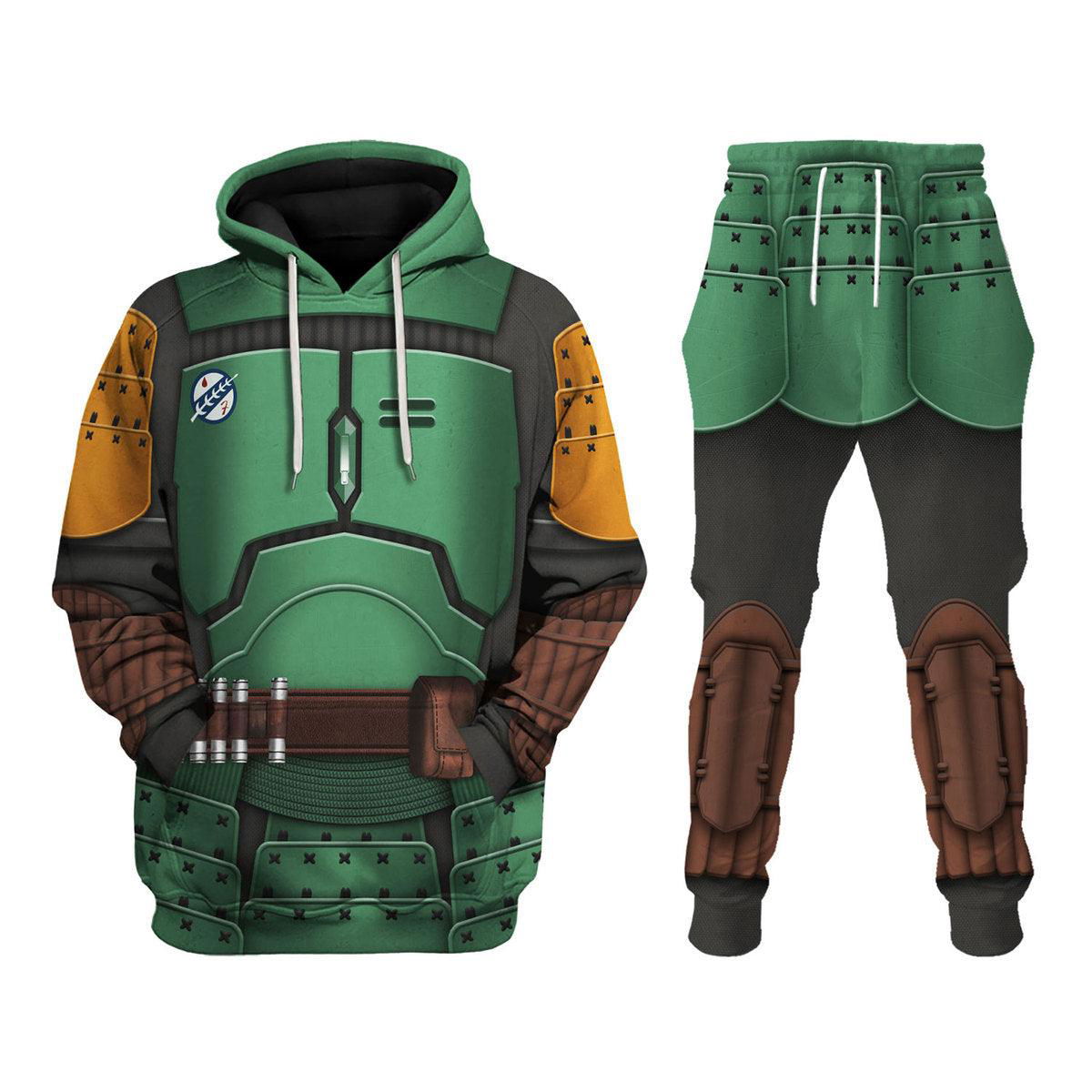 The Book of Boba Fett Samurai Costume Hoodie Sweatshirt T-Shirt Sweatpants