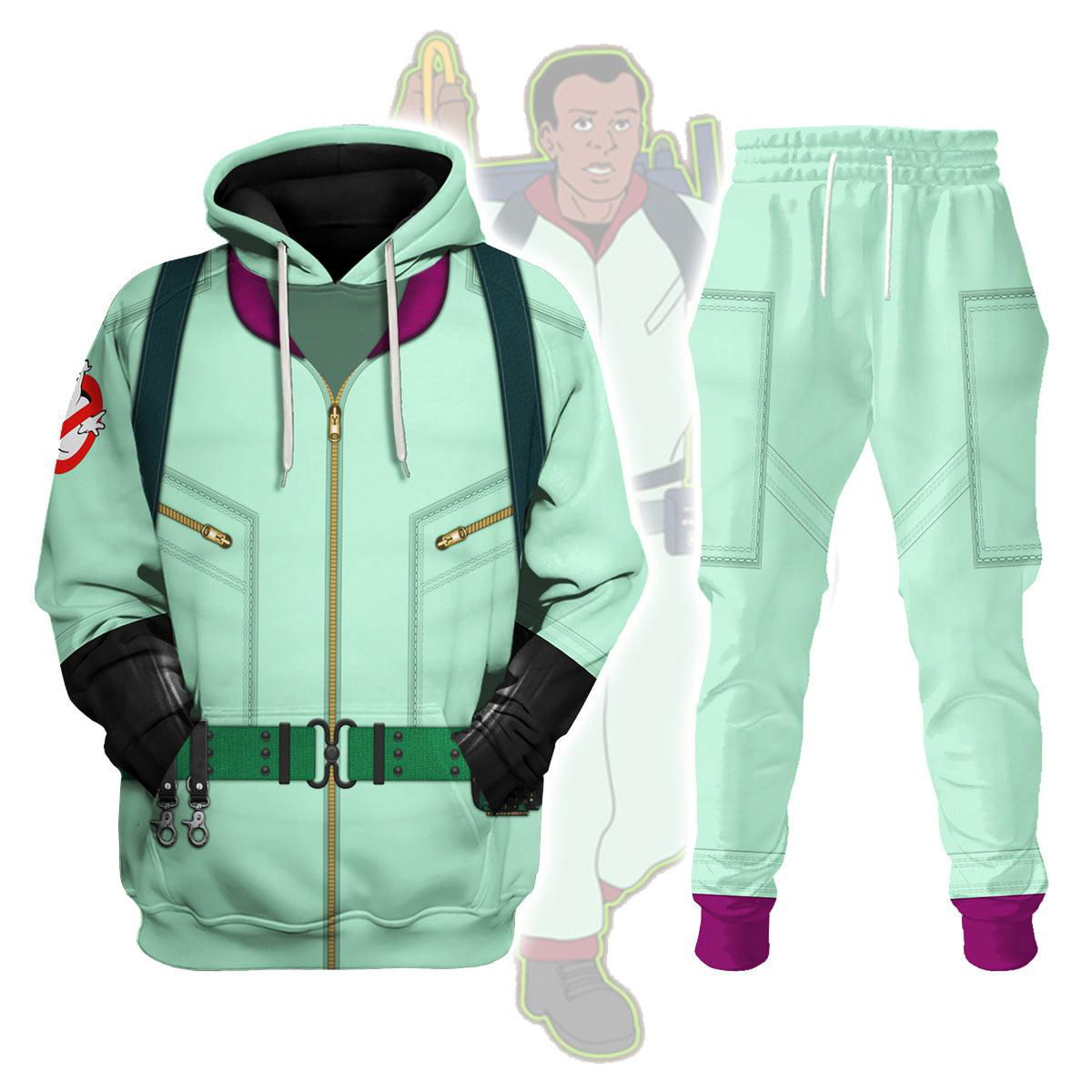 The Real Ghostbusters Costume Hoodie Sweatshirt T-Shirt Sweatpants