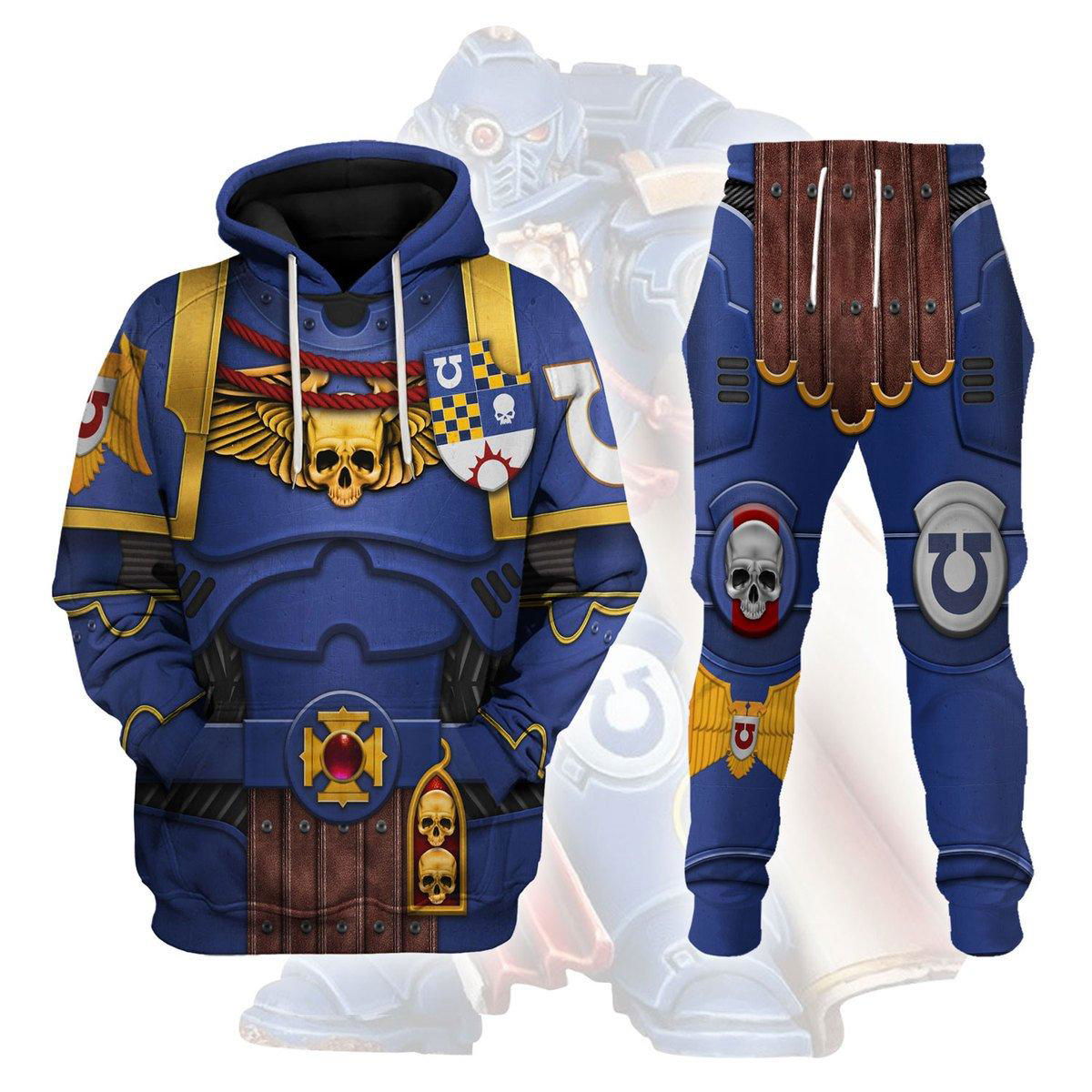 Ultramarines Captain T-shirt Hoodie Sweatpants Cosplay