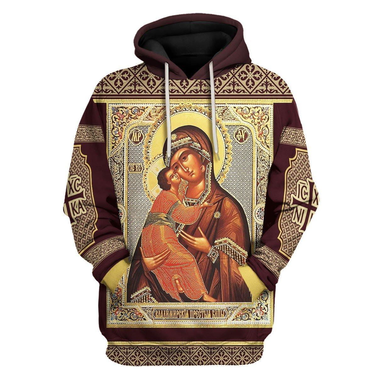 Virgin Of Vladimir Hoodie Sweatshirt T-Shirt Sweatpants Apparel