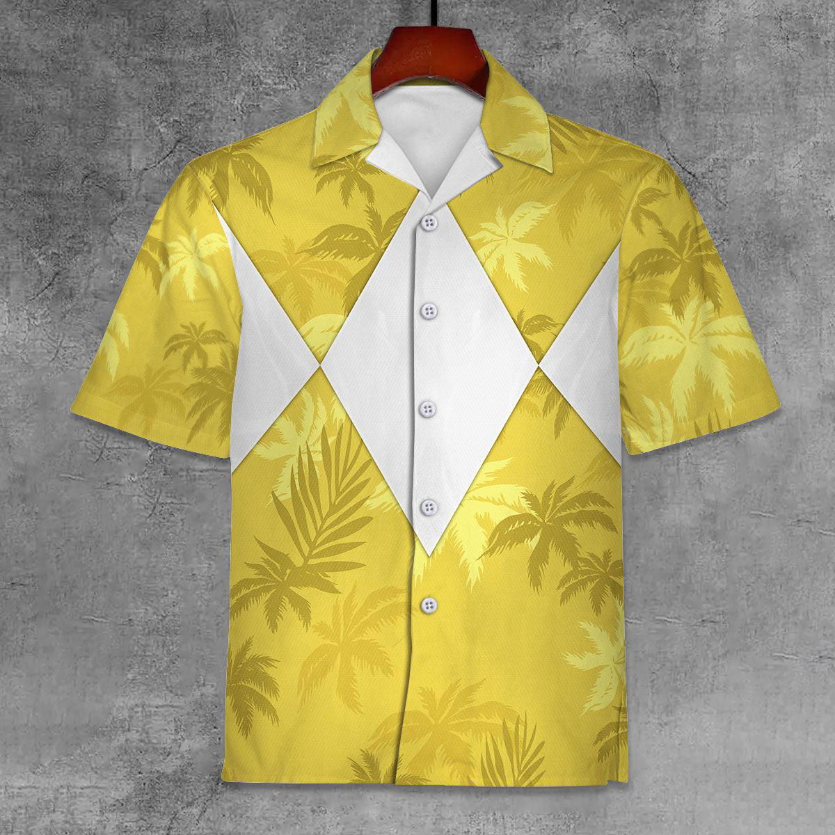 Yellow Ranger x Tommy Vercetti Hawaiian Shirt & Beach Shorts